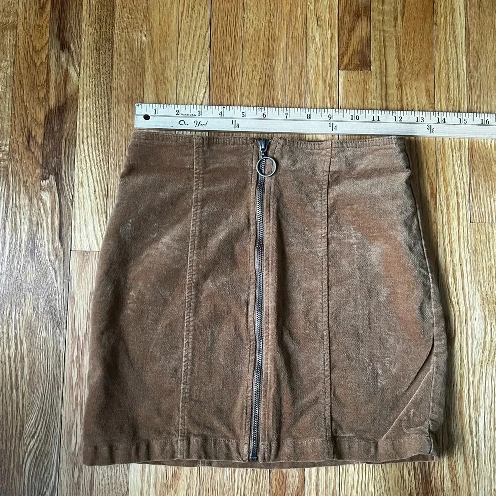 Forever21 velvet mini skirt